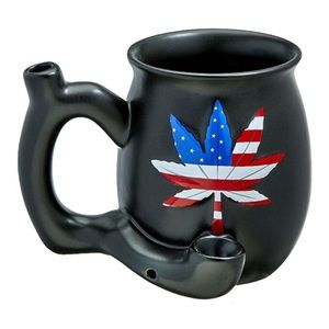 EMBOSSED PATRIOTIC LEAF ROAST & TOAST MUG